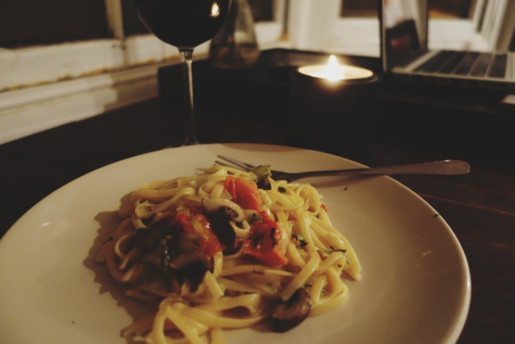 one, pot, pasta, recipe, quick, vegetarian, food blogger