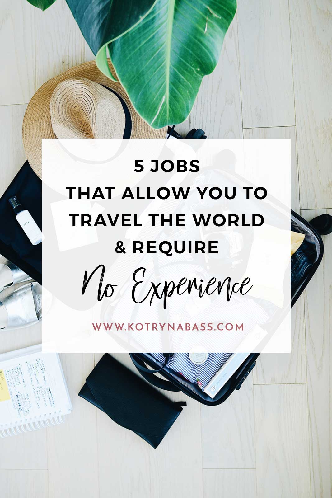Working from anywhere is a dream for many of us! Are you interested in finding those perfect jobs that allow you to travel the world and require no experience? Excellent! This post is for you!