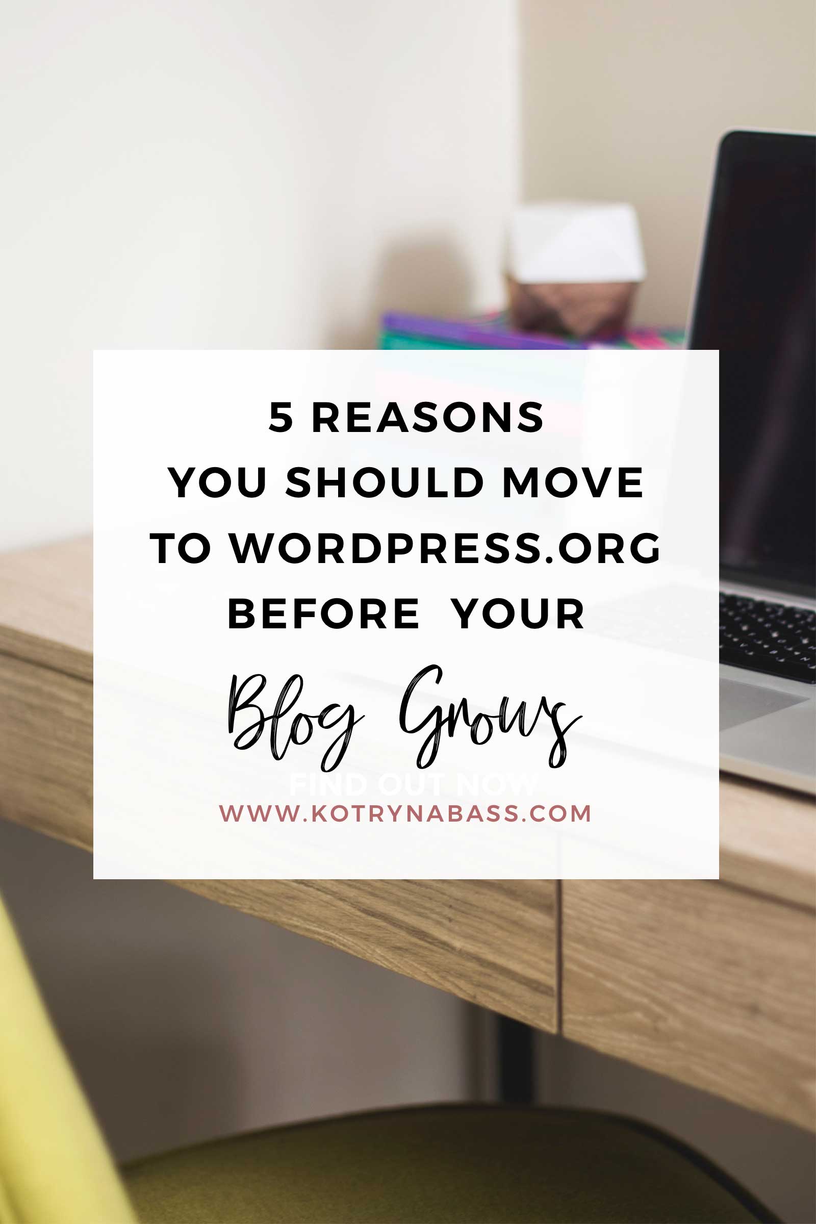 Have you just started your blog using a free platform? I feel you, you don't want to invest in something that you're just starting out in. It might be all that you need for now, but let me tell you- sooner or later you will want to make a move. Using a free platform for a long time, not only you will postpone your blog's growth, it will also make it harder for you to move when the time comes. Let me explain this!