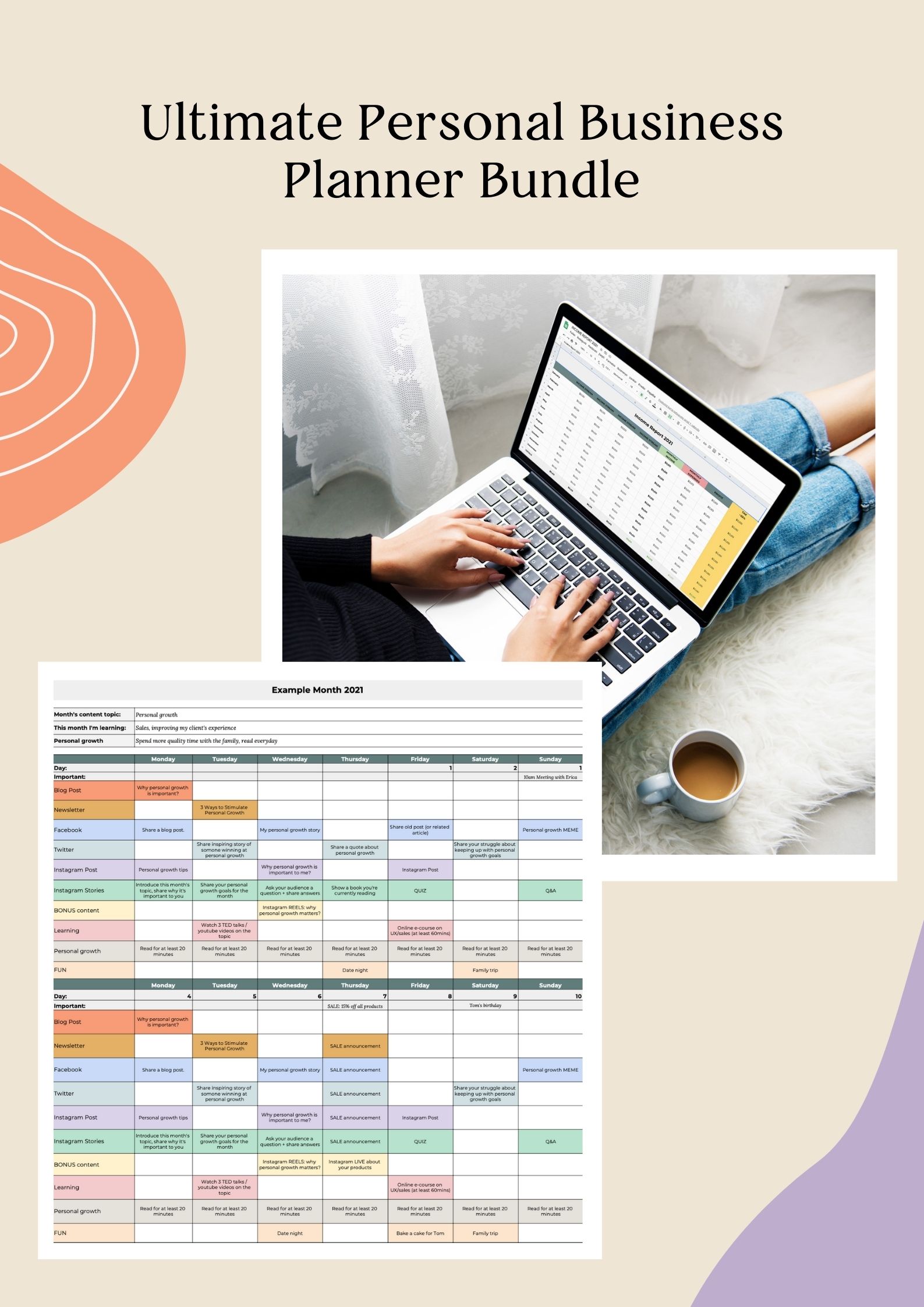 Ultimate Personal Business Planner Bundle Kotryna Bass